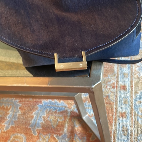 Kate Spade Calf hair and suede navy tote. - Picture 8 of 10